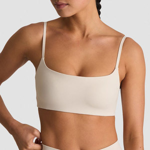 Sujetador Deportivo de Color Sólido de Secado Rápido para Mujer, para Fitness, Entrenamiento, Running, Yoga, con Tirantes, Cuello en U, Sin Costuras - Product Image 6