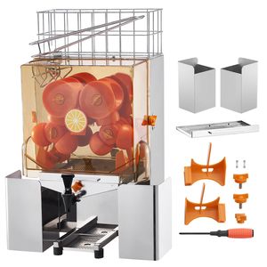 Spremiagrumi Automatico Commerciale da 120W in Acciaio Inox con Rubinetto, Capacità 20 Arance/Min, 110V - Product Image 1