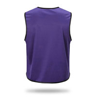Maillots d'entraînement de football réversibles imprimés bicolores, chasubles de match pour l'entraînement de football, vêtements de sport d'équipe en maille respirante