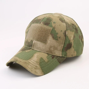 Gorra de Béisbol de Camuflaje de 6 Paneles, Ajustada, Transpirable, Impermeable, Unisex, para Adultos, Primavera/Verano, de Sarga de Poliéster - Product Image 2