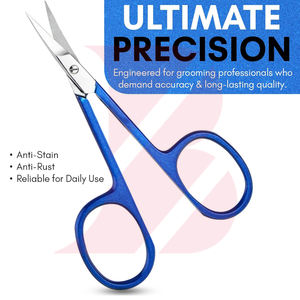 Tijeras para Uñas de Acero Inoxidable con Recubrimiento Azul, para Zurdos, Buena Calidad, Mejor Vendedor, Precio de Fábrica, OEM - Product Image 5