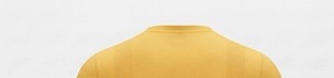 Camiseta de Manga Corta para Hombre, Cuello Redondo, Color Amarillo Mostaza, Corte Regular, Absorbe la Humedad, 100% Poliéster, para Todas las Temporadas - Product Image 3