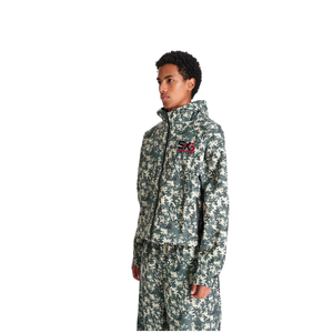 Veste coupe-vent à capuche camouflage pour homme, respirante, zippée, imprimé numérique, pour l'automne et les activités de plein air - Product Image 5
