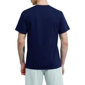 Men's Plus Size Custom Logo Graphic Printing Jersey Oversized Cotton Plain Knitted <b>T</b>-<b>Shirt</b> with <b>Long</b> <b>Length</b> Blank <b>T</b>-<b>Shirt</b> - Product Image 2