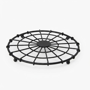 Wholesale Round Iron Trivet Stand for Hot Pots and Pans Heavy Duty Metal Pot Holder Heat Resistant Countertop <b>Table</b> <b>Protector</b> - Product Image 1
