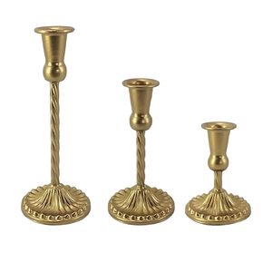 Porte-bougie de qualité supérieure, décoration intérieure, porte-bougie pour table de restaurant, décoration d'hôtel, lot de 3 porte-bougie - Product Image 1