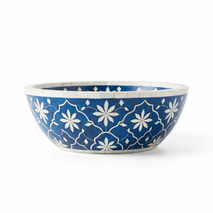 Handmade Bone Inlay <b>Bowl</b> Luxury Mother of Pearl Serving <b>Bowl</b> <b>Large</b> Shell Mosaic <b>Salad</b> Fruit <b>Bowl</b> for Kitchenware & Dining Table - Product Image 2