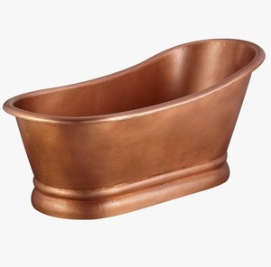 อ่างอาบน้ำทองแดงโบราณ งานแฮนด์เมด สำหรับใช้ในบ้านและโรงแรม ราคาดีที่สุด - Product Image 6