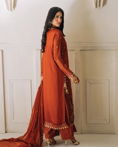Vestidos Salwar Kameez de Verano para Mujer, Estilo Casual Pakistaní e Indio, de Primera Calidad, en Tela de Viscosa, Seda, Algodón, Lino y Poliéster, Modelo MDL 1004 - Product Image 3