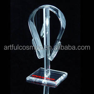 Présentoir de bureau pour écouteurs en acrylique transparent de style différent moderne pour la boutique 3C - Product Image 3