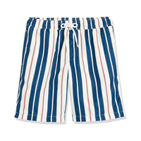 Shorts de bain pour hommes en toile de haute qualité, séchage rapide, logo personnalisé, 100% polyester, fermeture à cordon, style hip hop