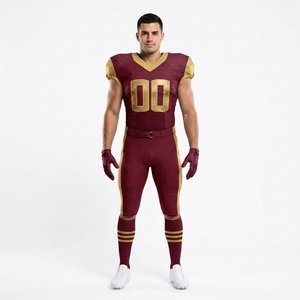 Customized Club American Football Uniform Thermal Regulation Tech% Polyester <b>Material</b> for Men Women Children - Product Image 1