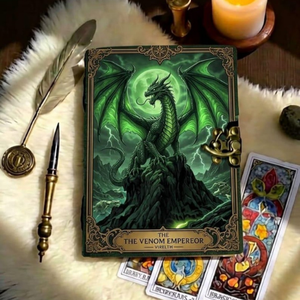 Diario de Cuero Vintage Hecho a Mano con Diseño de Dragón, Libro de Sombras Wiccano, Grimorio, Diario de Escritura, Cuero Genuino, Regalo - Product Image 6