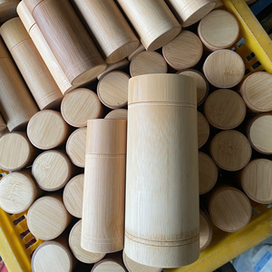 Boîte à thé en bambou de qualité supérieure faite à la main Tube en bois écologique avec conception gravée au laser pour le stockage du thé - Product Image 2