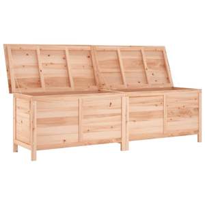 Caja de Almacenamiento Grande para Jardín, Madera de Abeto Natural Sólida - Product Image 3