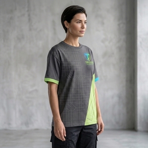 เสื้อยืดโอเวอร์ไซส์ผ้าฝ้าย ระบายอากาศได้ดี เสื้อยืดฮิปฮอปผู้หญิง เสื้อยืดผู้หญิง ผ้าฝ้าย เสื้อยืดเรียบแบบกำหนดเอง เสื้อยืดแฟชั่นคลาสสิก ไซส์พลัส - Product Image 4