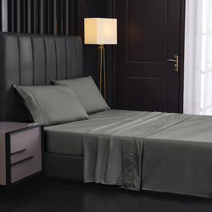 Juego de Sábanas Planas y Ajustables de Algodón 100% Orgánico para Hotel y Hogar, con Funda de Almohada, 4 Piezas, Venta al Por Mayor - Product Image 6