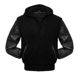 Nouvelle veste varsity tendance, qualité supérieure, nouveau design, vente en gros à bas prix, haute qualité pour vestes varsity à capuche pour hommes, OEM - Product Image 1