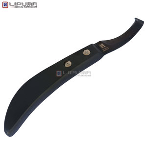 LIPUMA VORTEX Farrier <b>Hoof</b> Knife Silver Plasma <b>Black</b> Coated Hole Handle Stainless Steel Ultra Sharp J2 Blade Professional <b>Hoof</b> - Product Image 1
