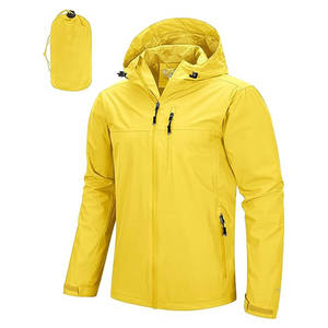 Veste imperméable pour homme avec capuche réglable et tissu respirant pour une utilisation en extérieur, fabriquée avec des matériaux de haute qualité - Product Image 6