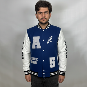 Customized Heavyweight Wool Canvas <b>Varsity</b> <b>Jacket</b> Front Breathable Waterproof <b>Bomber</b> <b>Varsity</b> <b>Jacket</b> for <b>man</b> - Product Image 1