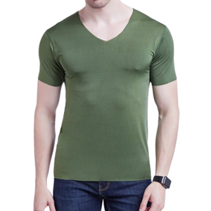 OEM Custom Design Sporty Blank <b>Plain</b> Dyed Men's Short Sleeve Slim Fit Cotton Jersey T-<b>shirts</b> Summer Wear <b>White</b> - Product Image 6