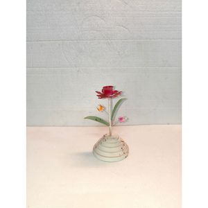 Rustic Iron Floral Wreath Wall Candle Holder Decorative Metal Flower <b>Leaf</b> Candlestick Hanging Tealight Stand Garden Decor Stand - Product Image 4