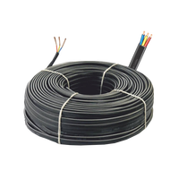 Le câble fait sur commande de pompe de résistant à l'eau d'huile a isolé 3X1.5/3X2.5/3X3.5mm2 submersible en caoutchouc plat flexible de HEPR avec le conducteur de cuivre