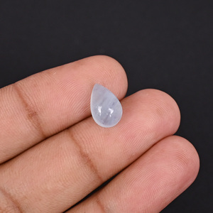 Aguamarina Natural de 3 Quilates, 11x7mm, Forma de Pera, Cabujón, Gema Suelta - Product Image 3