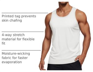 Camiseta sin mangas para gimnasio para hombre, camiseta deportiva transpirable de algodón, chaleco de fitness ligero, ropa de entrenamiento para correr, ropa informal de verano - Product Image 6