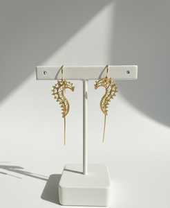<b>Gold</b> Plated Filigree Flower Shape <b>Dangle</b> Hook <b>Earrings</b> for Engagement Women - Product Image 1