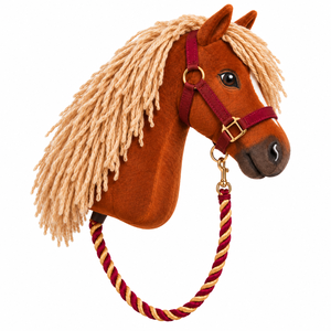 Corde de laisse souple pour cheval en peluche avec un design coloré, une construction robuste et une poignée confortable pour des jeux équestres imaginatifs - Product Image 6