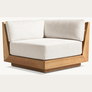 Canapé-lit en teck en promotion, avec mousse douce et résistante, adapté à l'extérieur comme à l'intérieur, robuste et durable. - Product Image 3