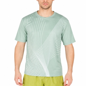 เสื้อยืดผู้ชายสีพื้นลำลอง ผ้าฝ้าย ระบายอากาศ แขนสั้น สต็อกพร้อมส่ง ผลิตในปากีสถาน ราคาขายดีที่สุด ผ้าฝ้ายสีพื้น - Product Image 1