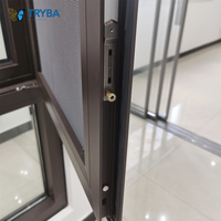 Persienne extérieure à double vitrage personnalisable en acier inoxydable magnétique, style italien traditionnel, pour maison