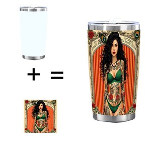 Stainless Steel Tumbler 20oz Vacuum <b>Insulated</b> Double Wall Travel <b>Cup</b> All Weather Use - Product Image 1