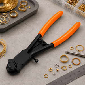 Alicates para Joyería, Herramienta para Doblar Anillos de Acero de 180 mm, Equipo Manual para Engastar Joyas - Product Image 5