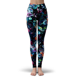Nuevos Leggings Sublimados Personalizados con Logotipo para Mujer, Cintura Media, Antibacterianos, de Secado Rápido, Transpirables, Material Suave, Largo Completo - Product Image 2