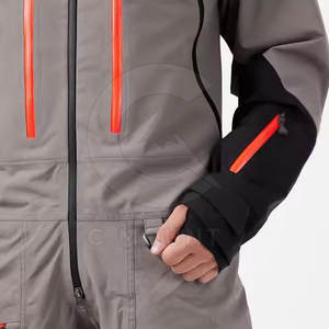 ชุดสกีกันน้ำกันลมสำหรับฤดูหนาว ชุดสโนว์บอร์ดแบบชิ้นเดียว อุปกรณ์เล่นหิมะกลางแจ้ง ชุดสกีพร้อมโลโก้สั่งทำ - Product Image 3