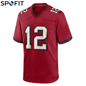 Maillot de football américain respirant brodé sur mesure pour hommes, avec patch cousu, vente en gros d'usine, tenue de football américain, maillot de rugby - Product Image 5