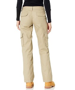 Pantalon cargo taille haute pour femme en toile 100% coton, avec poches, imperméable, respirant, style décontracté automne, joggers hip-hop - Product Image 1