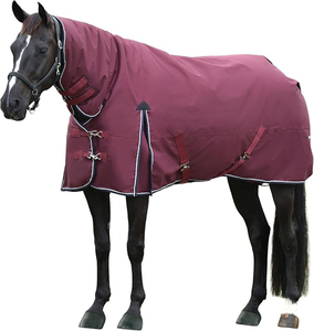Couverture de cheval de qualité supérieure, en coton épais et imperméable, équipement équestre - Product Image 1