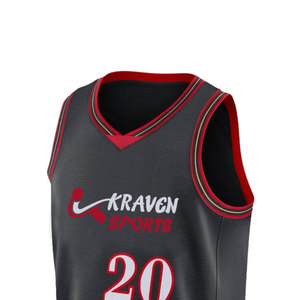 Camiseta de Baloncesto de Manga Corta con Estampado, 100% Poliéster, con Servicio OEM - Product Image 4