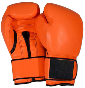Gants d'entraînement de boxe et de kick-boxing en cuir grainé menthe, antidérapants, avec fermeture auto-agrippante, pour enfant, emballage personnalisé - Product Image 1
