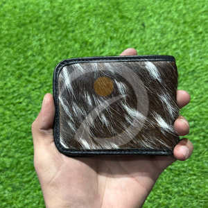 Portefeuille en cuir de vachette authentique pour homme, fait main, compact, idéal pour les voyages, vente en gros - Product Image 1