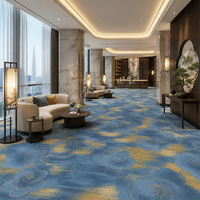 Tapis Axminster en laine ignifuge, tapis à motifs fantaisie pour hôtel, salle de banquet, lieu de mariage, théâtre, prix d'usine