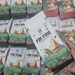 Global 1kg Bag Fin Fine Robusta Coffee Dark Roast Bold <b>Chocolate</b> Strong Taste OEM Factory Vietnam - Product Image 4