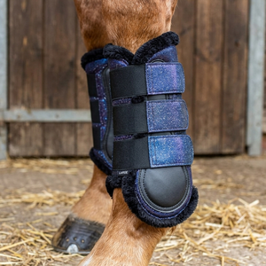 Protectores de Patas de Caballo con Logotipo Personalizado OEM, Botas de Tendón y Fetlock de Piel Sintética Suave, Proveedor de Botas Antichoque para Caballos - Product Image 4