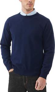 Sudadera de Hombre de Primera Calidad, 100% Algodón, Estilo Casual, Cuello Redondo, Cómoda, para Primavera, con Logotipo Personalizado, Tinte Liso - Product Image 5