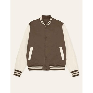 Blouson universitaire en gros pour hommes, blouson bomber de basketball respirant, personnalisable avec logo, style streetwear, OEM - Product Image 1